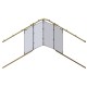 CURVED RAIL H21 90 R=650mm ADJUSTABLE-SLIDING SHEETS ( UP TO 90KG )