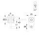 SINGLE SLIDING RAIL ROLLER H21