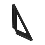 DELTA SHELF BRACKET m.303 / 242x242x25 / BLACK