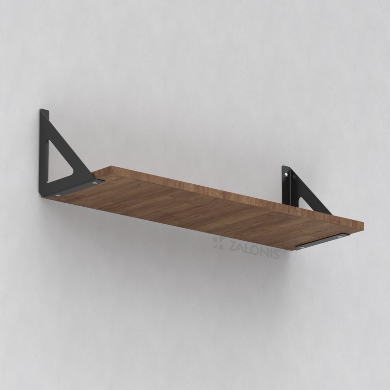 DELTA SHELF BRACKET m.303 / 192x192x25 / BLACK