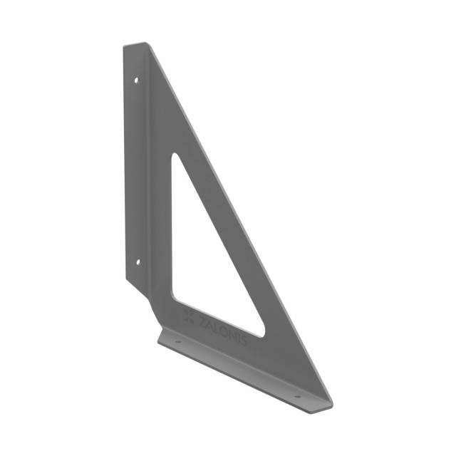 DELTA SHELF BRACKET m.303 / 242x242x25 / GRAY