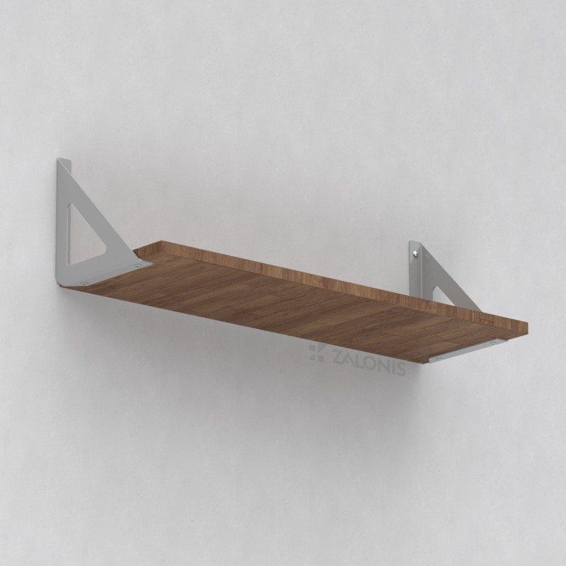DELTA SHELF BRACKET m.303 / 192x192x25 / GRAY