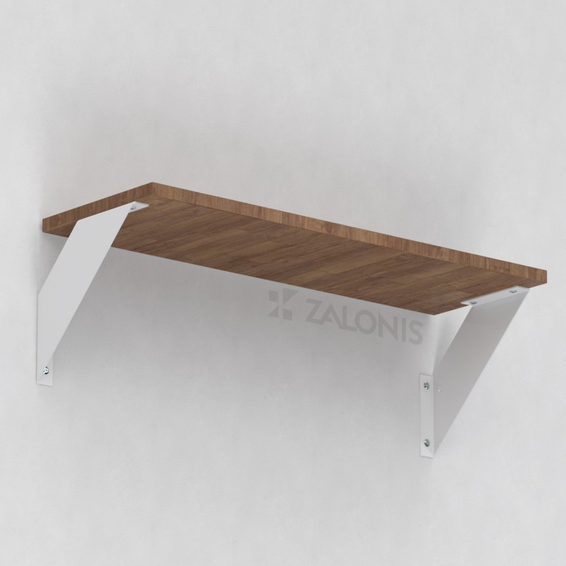 DELTA SHELF BRACKET m.308 / 202x202x25 / WHITE