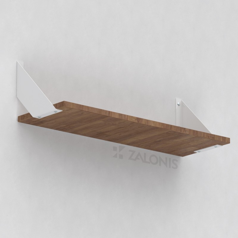 DELTA SHELF BRACKET m.308 / 202x202x25 / WHITE