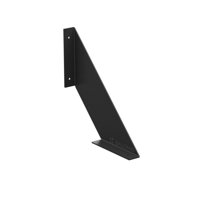 DELTA SHELF BRACKET m.308 / 202x202x25 / BLACK