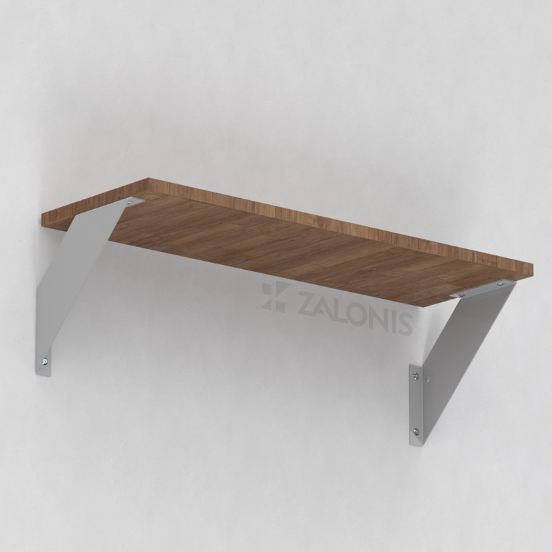 DELTA SHELF BRACKET m.308 / 202x202x25 / GRAY