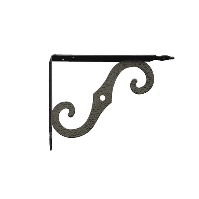 SHELF BRACKET RUSTIQUE BLACK 100x90