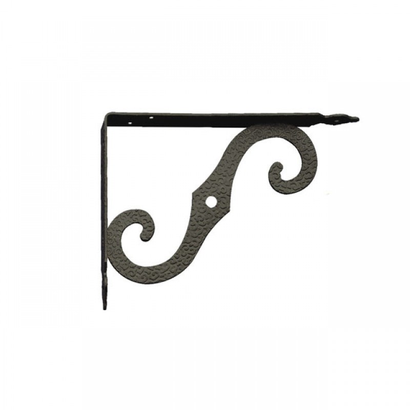 SHELF BRACKET RUSTIQUE BLACK 100x90