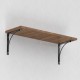 SHELF BRACKET m.211 / 200x200x20mm / BLACK