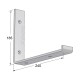SHELF BRACKET m.340 / 240x185mm / WHITE