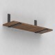 SHELF BRACKET m.340 / 190x185mm / BLACK