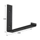 SHELF BRACKET m.340 / 240x185mm / BLACK