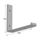 SHELF BRACKET m.340 / 240x185mm / GRAY
