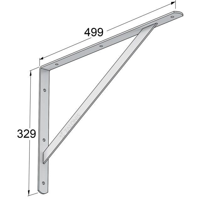 ΓΩΝΙΑ Β.Τ. 500x325mm / 185kg / ΛΕΥΚΟ