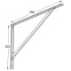 HEAVY DUTY SHELF BRACKET 600x375mm / 150kg / WHITE HEAVY DUTY SHELF BRACKETS