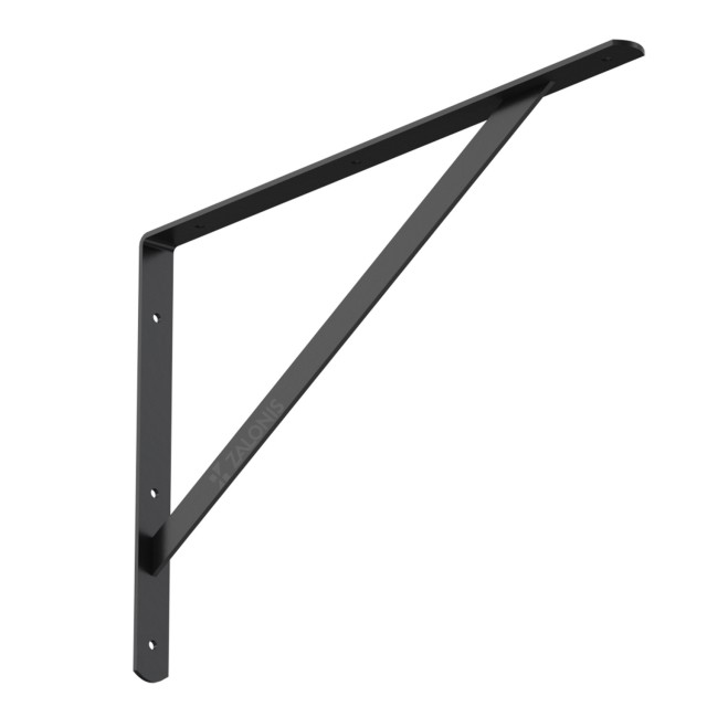 HEAVY DUTY SHELF BRACKET 500x325mm / 185kg / BLACK