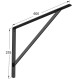 HEAVY DUTY SHELF BRACKET 600x375mm / 150kg / BLACK HEAVY DUTY SHELF BRACKETS
