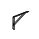 HEAVY DUTY SHELF BRACKET 200x125mm / 320kg / BLACK
