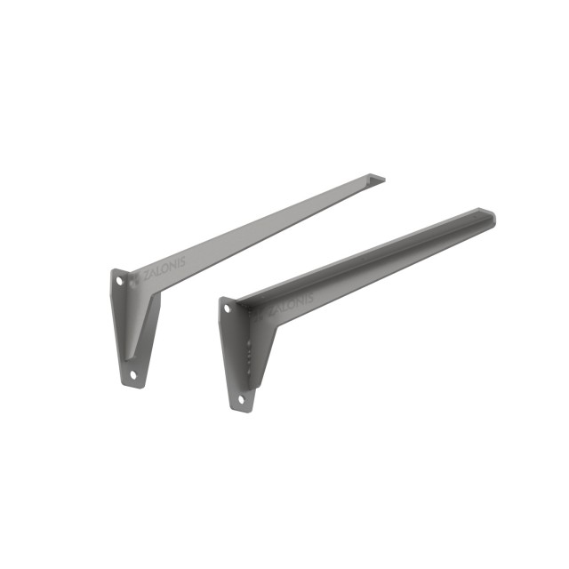 HEAVY DUTY SHELF BRACKET m.380 / 404x130mm / 150kg/PAIR / GRAY
