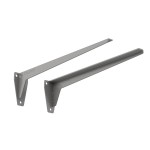 HEAVY DUTY SHELF BRACKET m.380 / 504x130 mm / 150kg/PAIR / GRAY