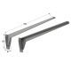 HEAVY DUTY SHELF BRACKET m.380 / 604x130 mm / 150kg/PAIR / GRAY