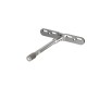 FLOATING SHELF BRACKET D.14x150 \ ADJUSTABLE CONCEALED SHELF BRACKETS