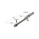 FLOATING SHELF BRACKET WITH UPAT D.14x145 \ ADJUSTABLE