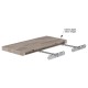 FLOATING SHELF BRACKET D.18x350 / ADJUSTABLE