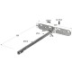 FLOATING SHELF BRACKET D.18x350 / ADJUSTABLE
