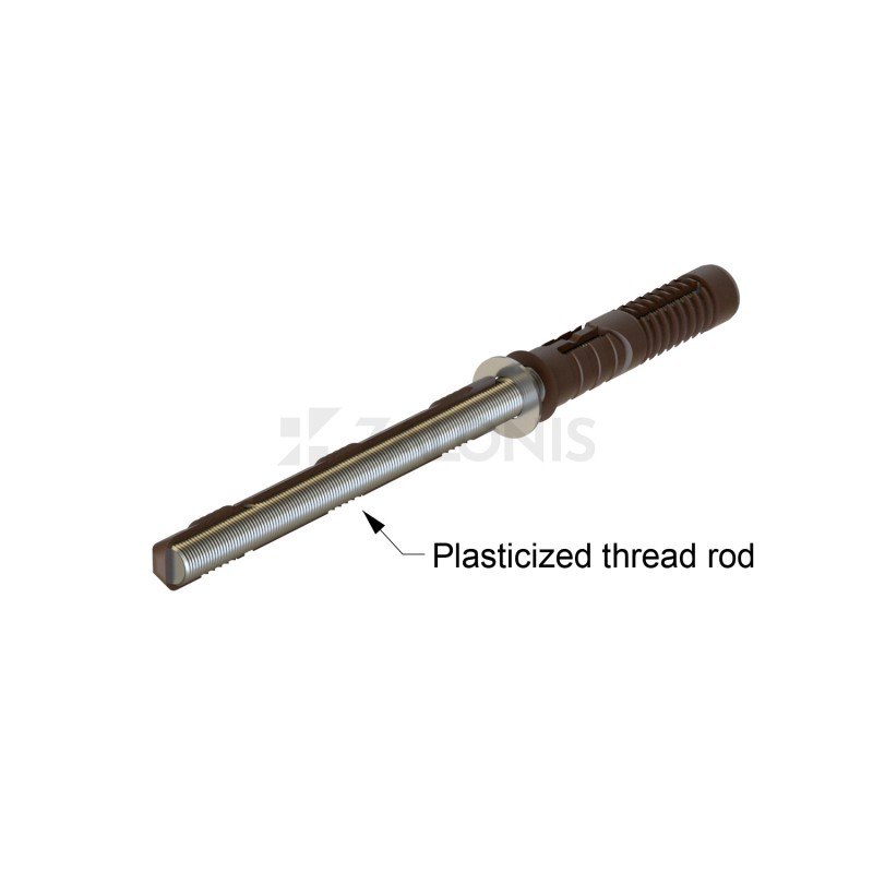 FLOATING PLASTICIZED SHELF BRACKET / 14x120
