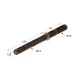 FLOATING PLASTICIZED SHELF BRACKET / 14x120