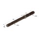 FLOATING PLASTICIZED SHELF BRACKET / 14x140