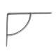 SHELF BRACKET 25x20cm GRAY / 90Kg