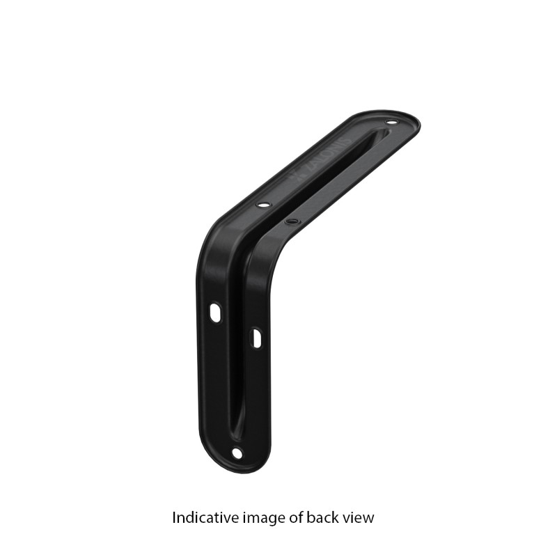 SHELF BRACKET m.108 / 150x100mm / 35Kg/PAIR / BLACK
