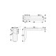 SHELF BRACKET m.108 / 150x100mm / 35Kg/PAIR / BLACK