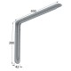 SHELF BRACKET m.108 / 400x280mm / 35Kg/PAIR / GRAY