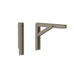 FOLDING BRACKET 20x16 100kg / METALLIC GRAY