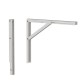 FOLDING BRACKET 40x30 100kg / WHITE HEAVY DUTY FOLDING BRACKETS / 100Kg/pair
