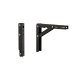 FOLDING BRACKET 20x16 100kg / BLACK