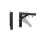 FOLDING BRACKET 20x16 100kg / BLACK HEAVY DUTY FOLDING BRACKETS / 100Kg/pair