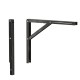 FOLDING BRACKET 40x30 100kg / BLACK HEAVY DUTY FOLDING BRACKETS / 100Kg/pair