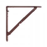 FOLDING SELF BRACKET 30 BROWN - 75kg/PAIR