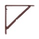 FOLDING SELF BRACKET 30 BROWN - 75kg/PAIR