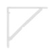 FOLDING SELF BRACKET 30 WHITE - 75kg/PAIR