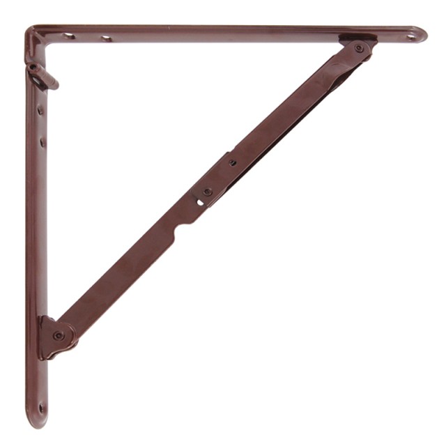 FOLDING SELF BRACKET 40 BROWN - 80kg/PAIR