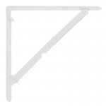 FOLDING SELF BRACKET 40 WHITE - 80kg/PAIR