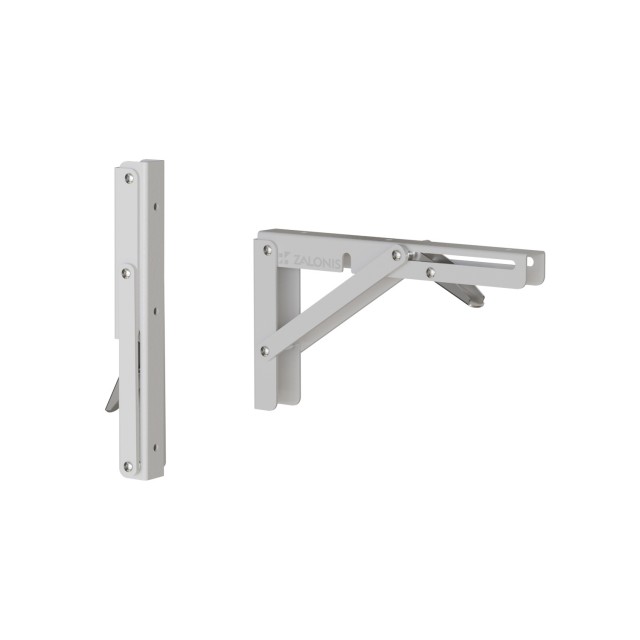 FOLDING BRACKET 20x11 / 80kg / WHITE
