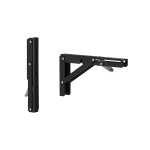 FOLDING BRACKET 20x11 / 80kg / BLACK