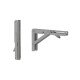 FOLDING BRACKET 20x11 / 80kg / GRAY