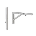 FOLDING BRACKET 30x16 / 80kg / WHITE